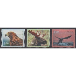 Stamps - Norway - 2000 - Nb 1299/1301 - Animals