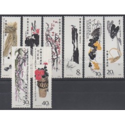 Stamps - Theme paintings - China - 1980 - Nb 2333/2340