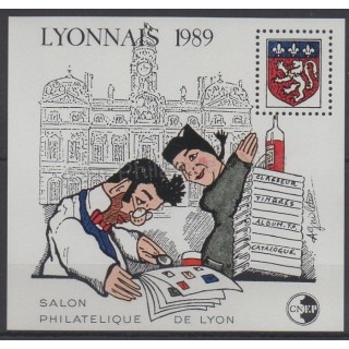 Timbres - Thème armoiries - France - Feuillets CNEP - 1989 - No CNEP 10