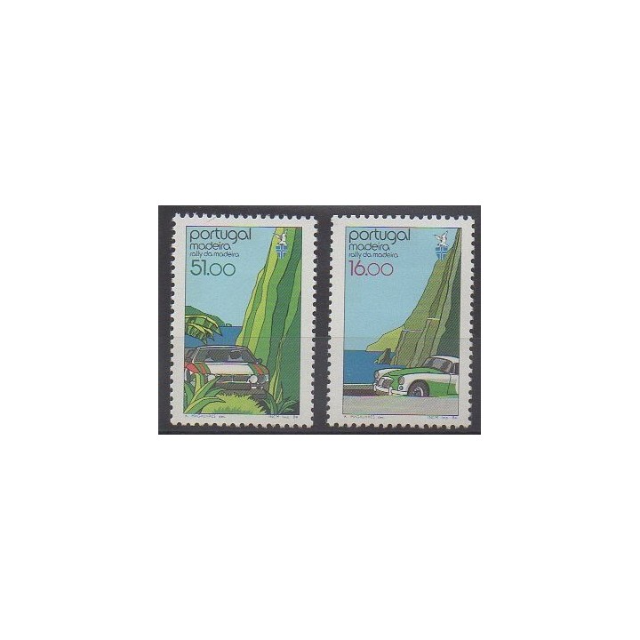 Stamps - Portugal (Madeira) - 1984 - Nb 96/97 - Cars