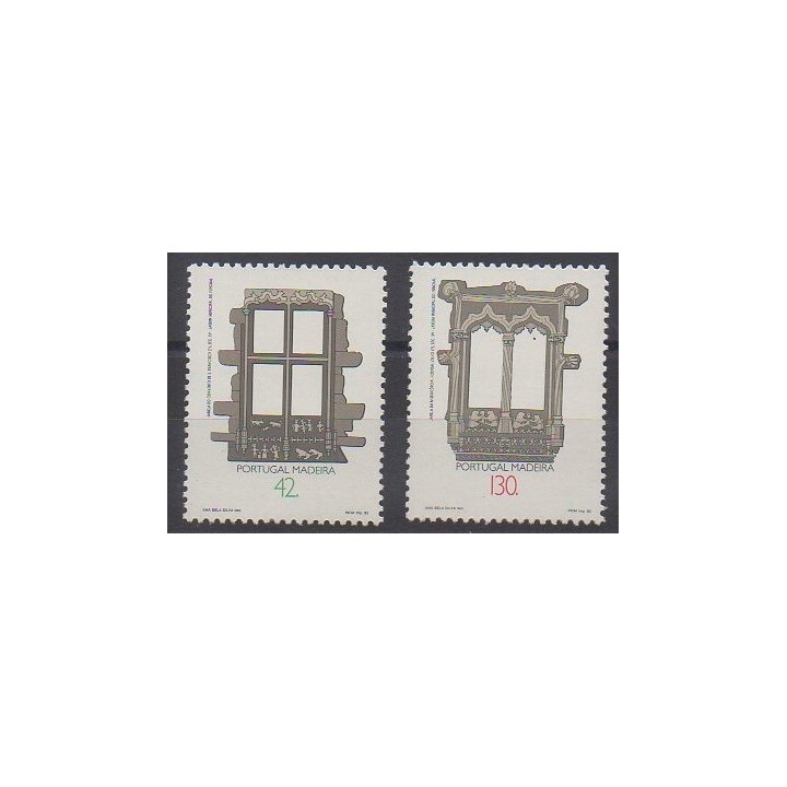 Timbres - Portugal (Madère) - 1993 - No 175/176 - Architecture