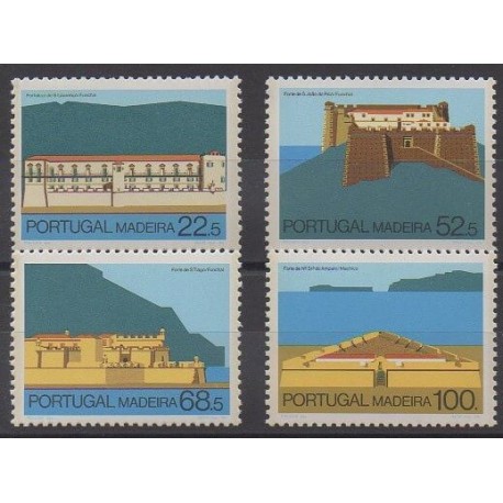 Portugal (Madeira) - 1986 - Nb 112/115 - Castles