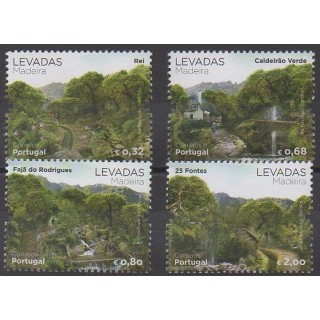 Timbres - Portugal (Madère) - 2012 - No 325/328 - Parcs et jardins