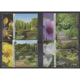 Stamps - Portugal (Madeira) - 2010 - Nb 307/310 - Parks and gardens