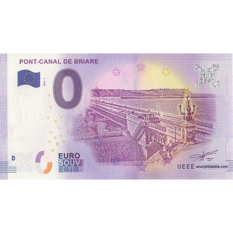 Euro banknote memory - 45 - Pont-Canal de Briare - 2018-1