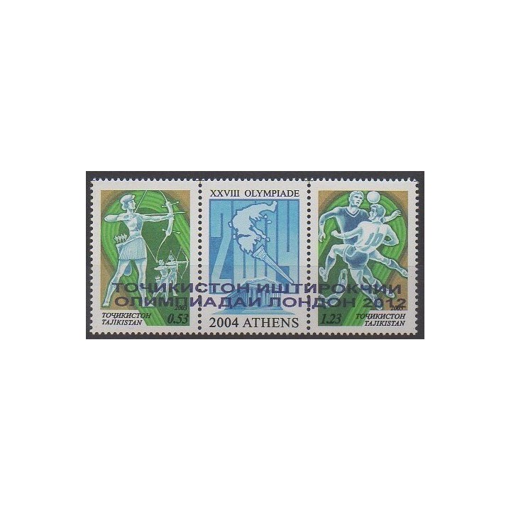 Timbres - Tadjikistan - 2012 - No 450/451 - Jeux Olympiques d'été