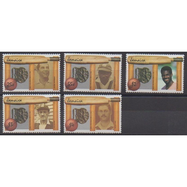 Timbres - Jamaïque - 1988 - No 707/711 - Sports divers