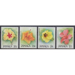 Jamaica - 1987 - Nb 695/698 - Flowers