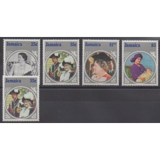 Stamps - Jamaica - 1985 - Nb 620/623 - 621a - Royalty