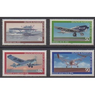 Stamps - West Germany (FRG) - 1979 - Nb 850/853 - Planes