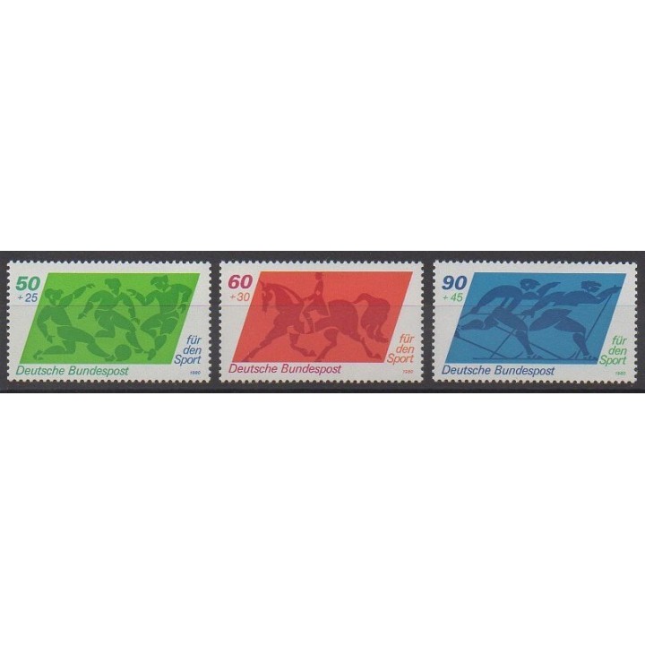 Stamps - West Germany (FRG) - 1980 - Nb 896/898 - Various sports