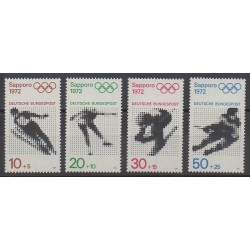 Allemagne occidentale (RFA) - 1971 - No 544/547 - Jeux olympiques d'hiver