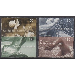 Stamps - Germany - 2007 - Nb 2407 - 2411/2413 - Various sports