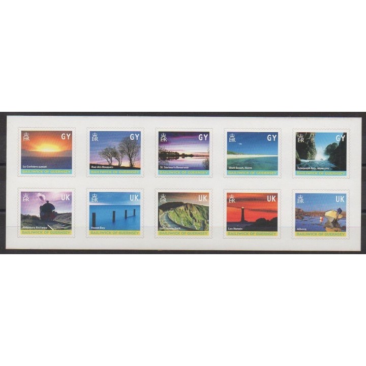 Stamps - Guernsey - 2001 - Nb 900/909 - Sights