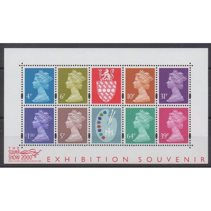 Timbres - Grande-Bretagne - 2000 - No BF9 - Philatélie