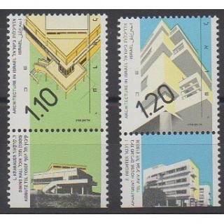 Stamps - Israel - 1990 - Nb 1118/1119 - Architecture
