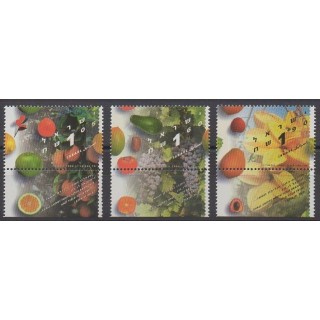 Stamps - Israel - 1996 - Nb 1329/1331 - Fruits or vegetables