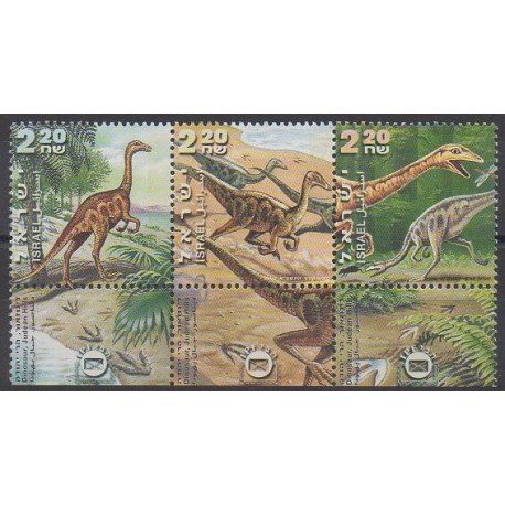 Israel - 2000 - Nb 1507/1509 - Prehistoric animals