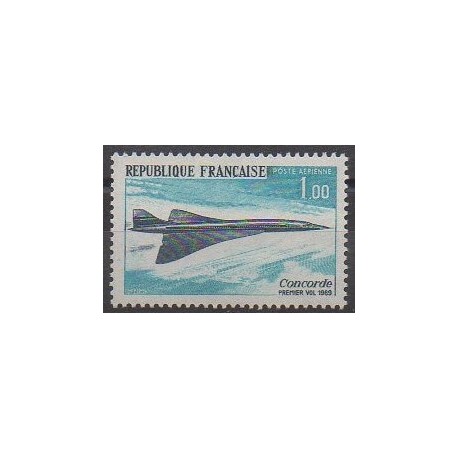 France - Poste aérienne - 1969 - No PA43 - Aviation