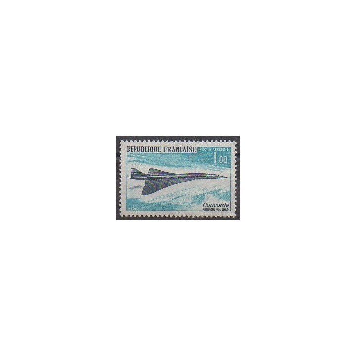 Timbres - France - Poste aérienne - 1969 - No PA43 - Aviation