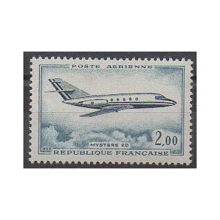 Stamps - France - Airmail - 1965 - Nb PA42 - Planes