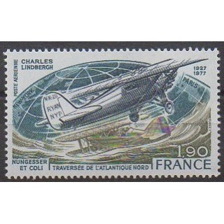 Timbres - France - Poste aérienne - 1977 - No PA50 - Aviation