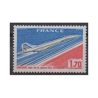 Timbres - France - Poste aérienne - 1976 - No PA49 - Aviation