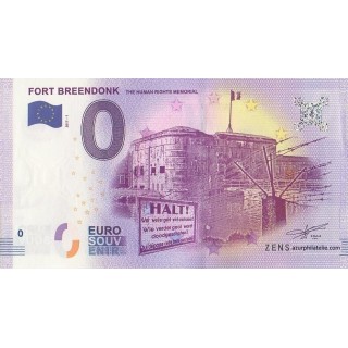 Euro banknote memory - 2017 - Fort Breendonk - The Human Rights Memorial - (Anvers)