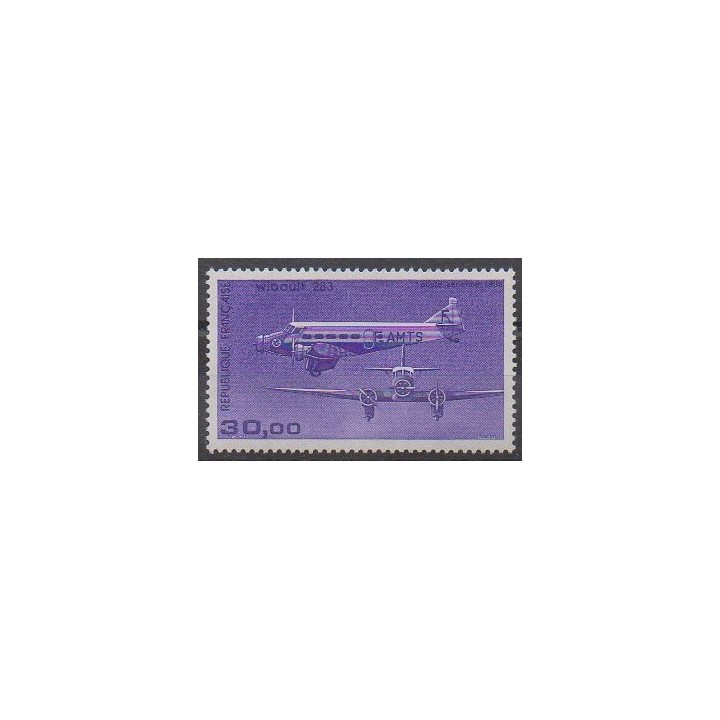 Stamps - France - Airmail - 1986 - Nb PA59 - Planes