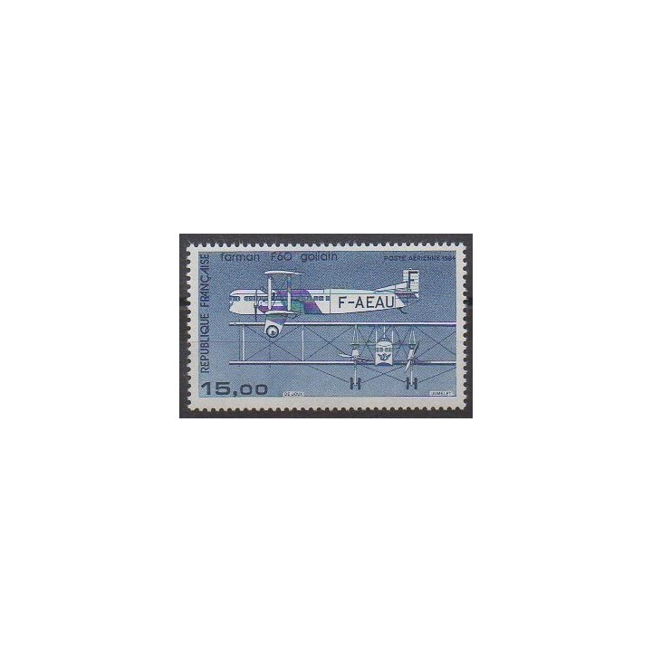 Stamps - France - Airmail - 1984 - Nb PA57 - Planes