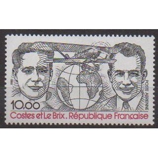 Timbres - France - Poste aérienne - 1981 - No PA55 - Aviation