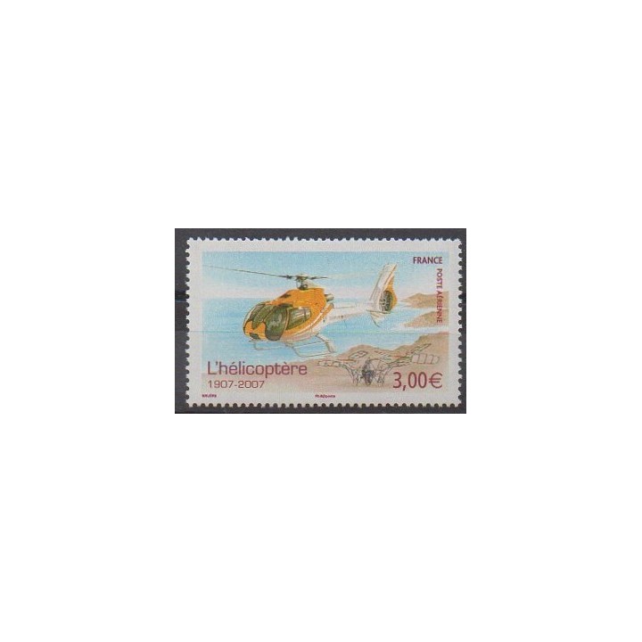 Stamps - France - Airmail - 2007 - Nb PA70 - Helicopters