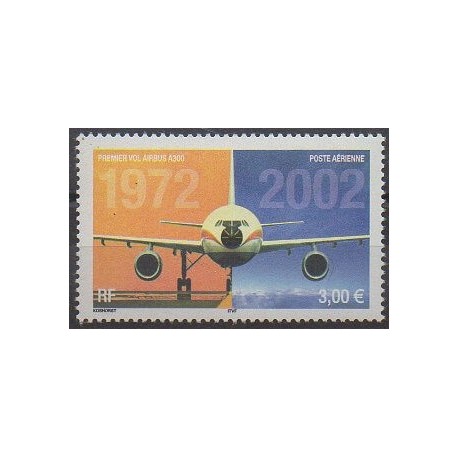 France - Airmail - 2002 - Nb PA65 - Planes