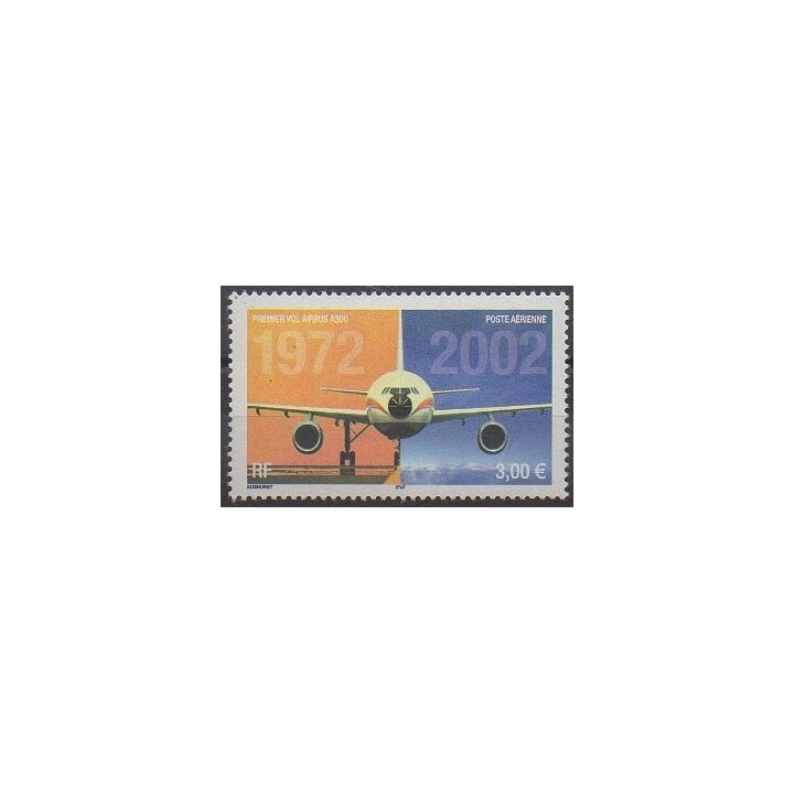 Stamps - France - Airmail - 2002 - Nb PA65 - Planes