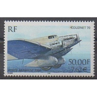 Stamps - France - Airmail - 2000 - Nb PA64 - Planes