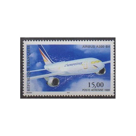 France - Airmail - 1999 - Nb PA63 - Planes