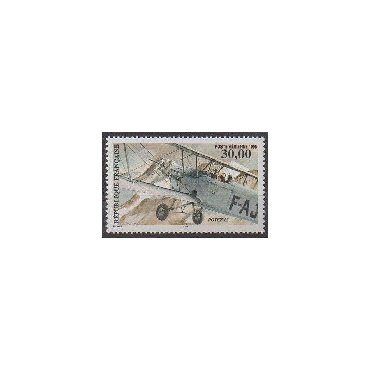 Timbres - France - Poste aérienne - 1998 - No PA62 - Aviation