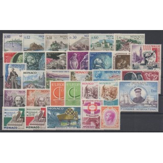 Timbres  - Monaco - année complète - 1966 - No 677/707