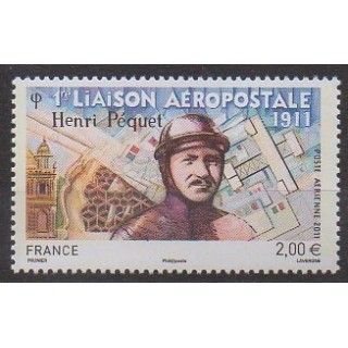Stamps - France - Airmail - 2011 - Nb PA74 - Planes