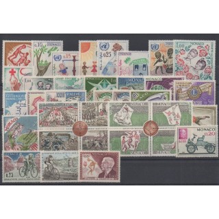 Timbres  - Monaco - année complète - 1963 - No 599/635