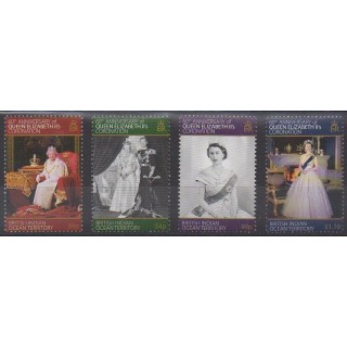 Stamps - British Indian Ocean Territory - 2013 - Nb 488/491 - Royalty