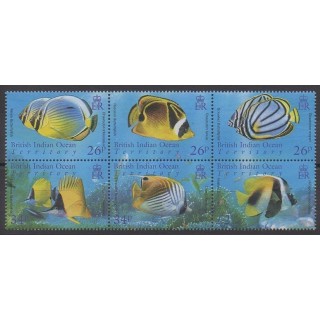 Timbres - Océan Indien - 2006 - No 356/361 - Animaux marins