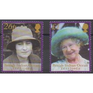 Stamps - British Indian Ocean Territory - 2002 - Nb 248/249 - Royalty