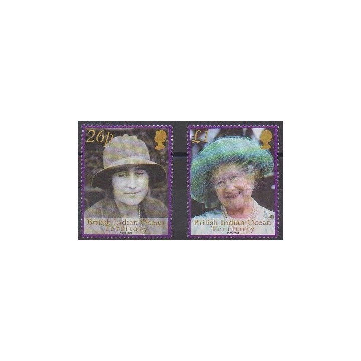 Stamps - British Indian Ocean Territory - 2002 - Nb 248/249 - Royalty