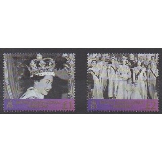 Timbres - Océan Indien - 2003 - No 262/263 - Royauté - Principauté