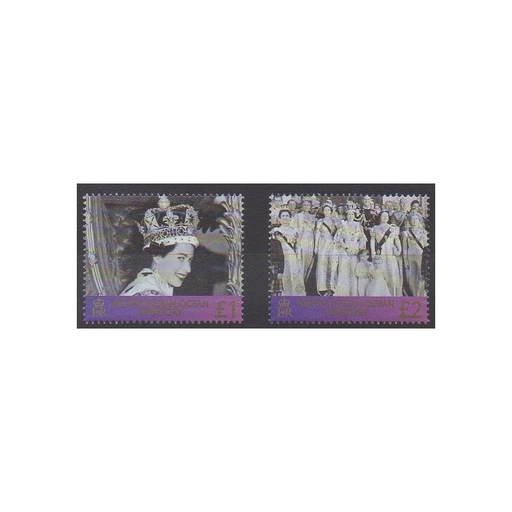 Timbres - Océan Indien - 2003 - No 262/263 - Royauté - Principauté