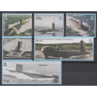 Stamps - British Indian Ocean Territory - 2001 - Nb 234/239 - Boats