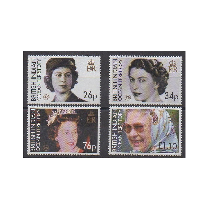 Timbres - Océan Indien - 2006 - No 346/349 - Royauté - Principauté