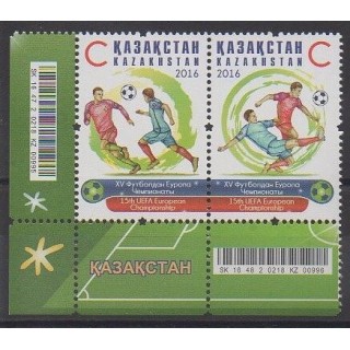 Timbres - Kazakhstan - 2016 - No 759/760 - Football