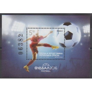 Timbres - Bosnie-Herzégovine République Serbe - 2016 - No 32 - Football